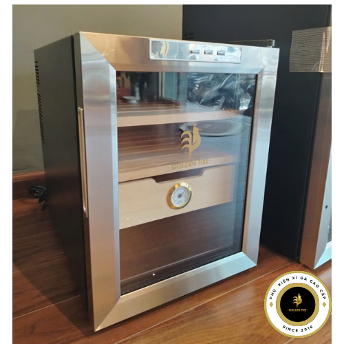 Tủ điện xì gà 100 điếu chính hãng Golden Fire SC-12AH321